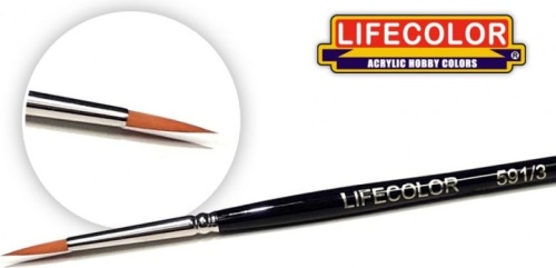 Lifecolor synthetic long hair brush 3 TA5913