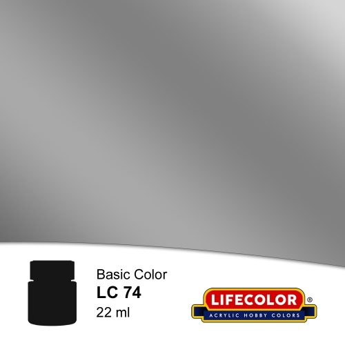 Lifecolor LC74 Gloss Silver 22ml paint LC74
