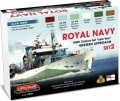Zdjęcie Zestaw farb Royal Navy WWII Set 2 Western Approach Late War 6x22ml Lifecolor CS34