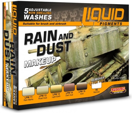 Lifecolor LP03 Rain and Dust Makeup 5x22ml paint set