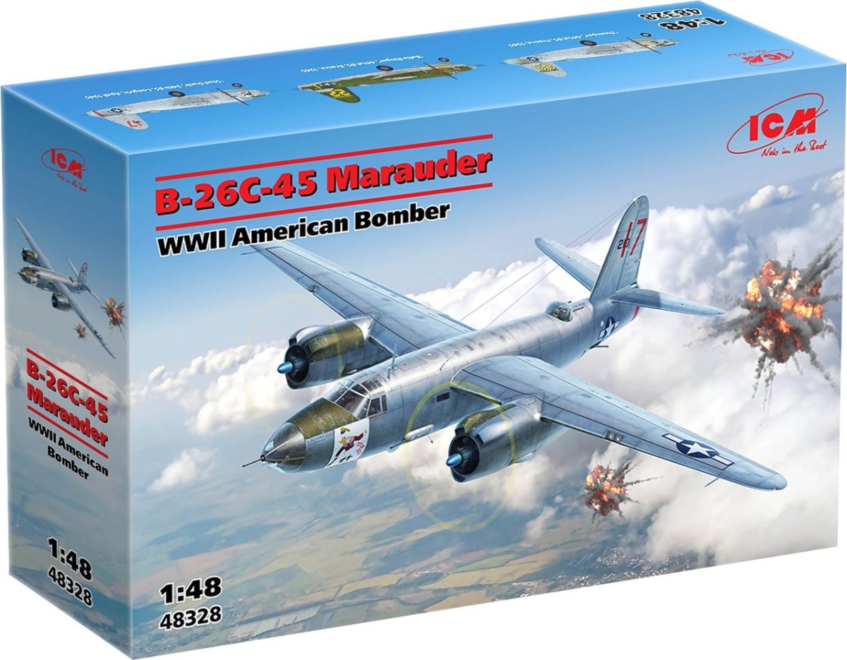 Zdjęcie B-26C-45 Marauder 1:48 ICM 48328