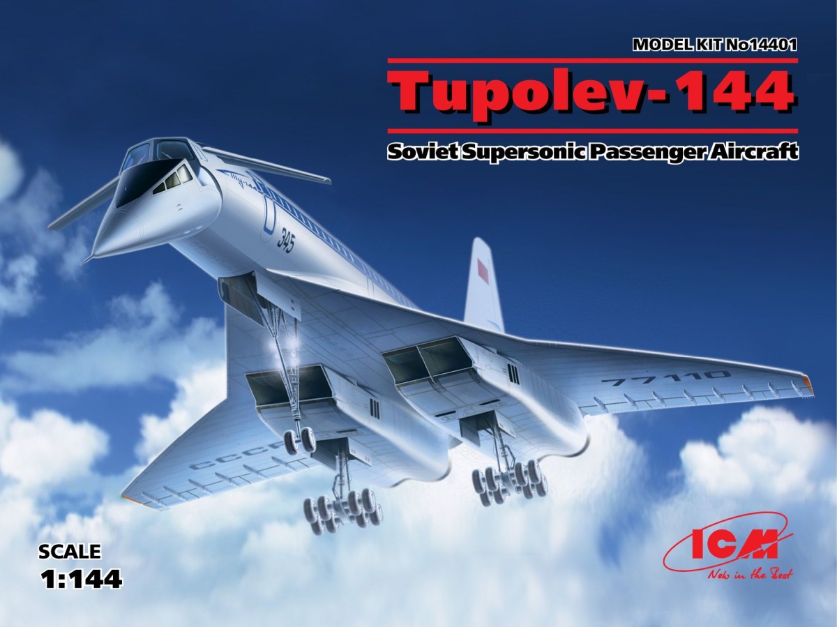 Zdjęcie Tupolew Tu-144 1:144 ICM 14401