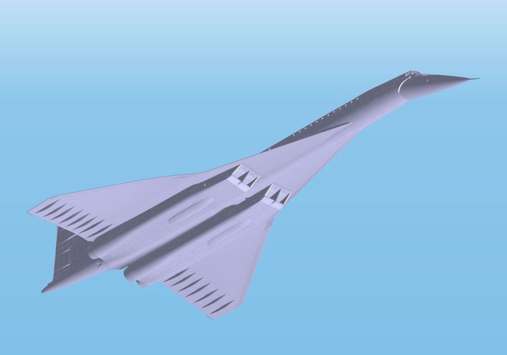 Zdjęcie Tupolew Tu-144 1:144 ICM 14401