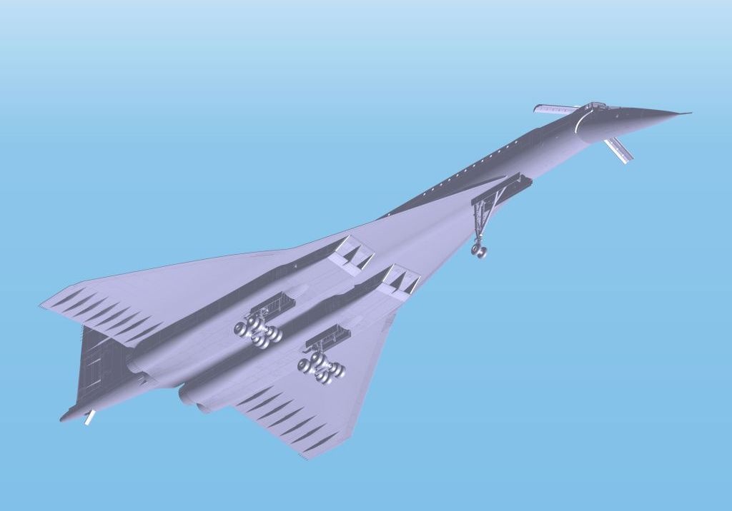 Zdjęcie Tupolew Tu-144 1:144 ICM 14401