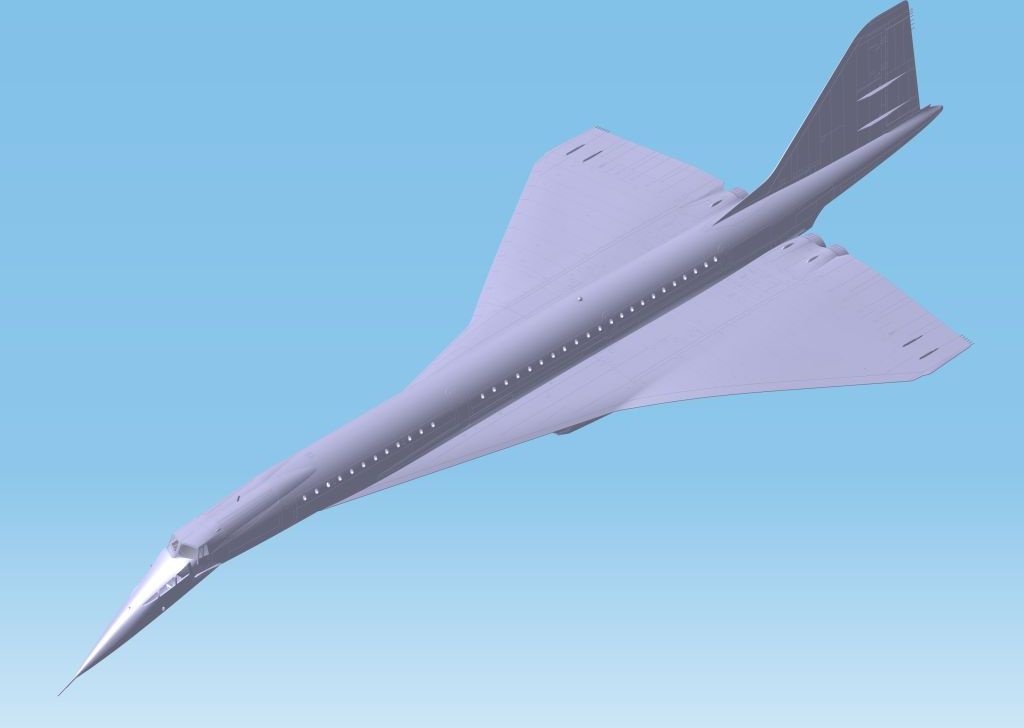 Zdjęcie Tupolew Tu-144 1:144 ICM 14401
