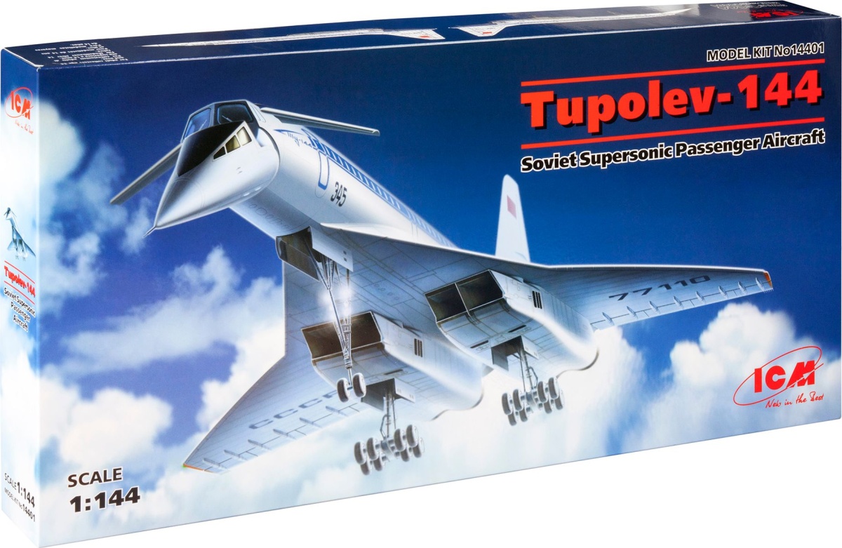 Zdjęcie Tupolew Tu-144 1:144 ICM 14401