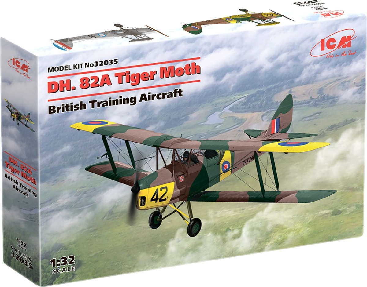 Zdjęcie DH. 82A Tiger Moth 1:32 ICM 32035