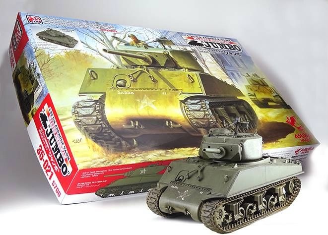 Zdjęcie M4A3E2 Sherman Jumbo 1:35 Asuka 35-021
