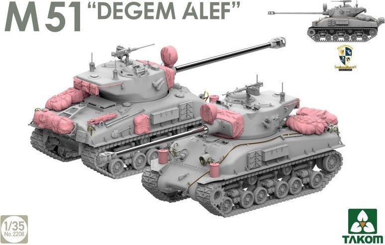 Zdjęcie M51 "Degem Alef" 1:35 Takom 2208