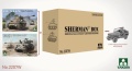 Zdjęcie Sherman Box: M4A1(76)W VVSS Late Production + M51 "Degem Alef" + US Army 1/4 Ton Utility Truck & MP Figure 1:35 Takom 2207W