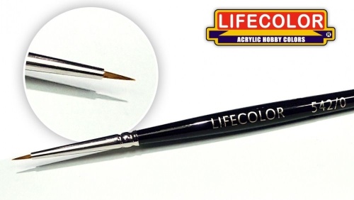Round modeling brush with short bristles 0 Lifecolor TA5420