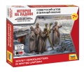 Zdjęcie Radziecki personel dowódczy w mundurach zimowych 1:72 Zvezda 6231