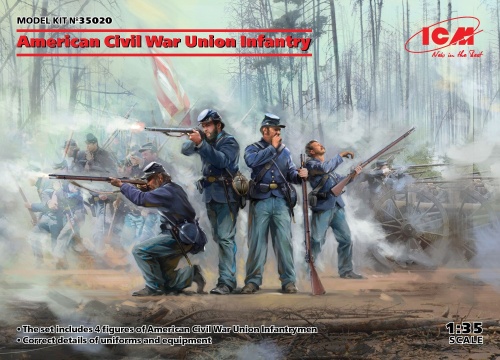 American Civil War Union Infantry 1:35 ICM 35020