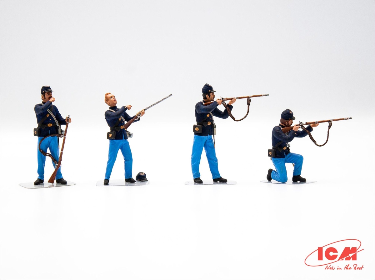 Zdjęcie American Civil War Union Infantry 1:35 ICM 35020