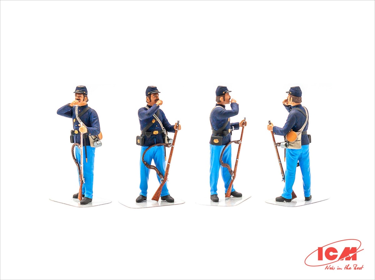 Zdjęcie American Civil War Union Infantry 1:35 ICM 35020