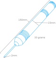 Zdjęcie Popychacz do szpilek Pen Grip Shesto PPU8174