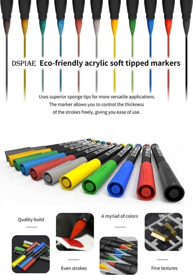 Zdjęcie DSPIAE MK-07 Mecha Yellow marker 10ml