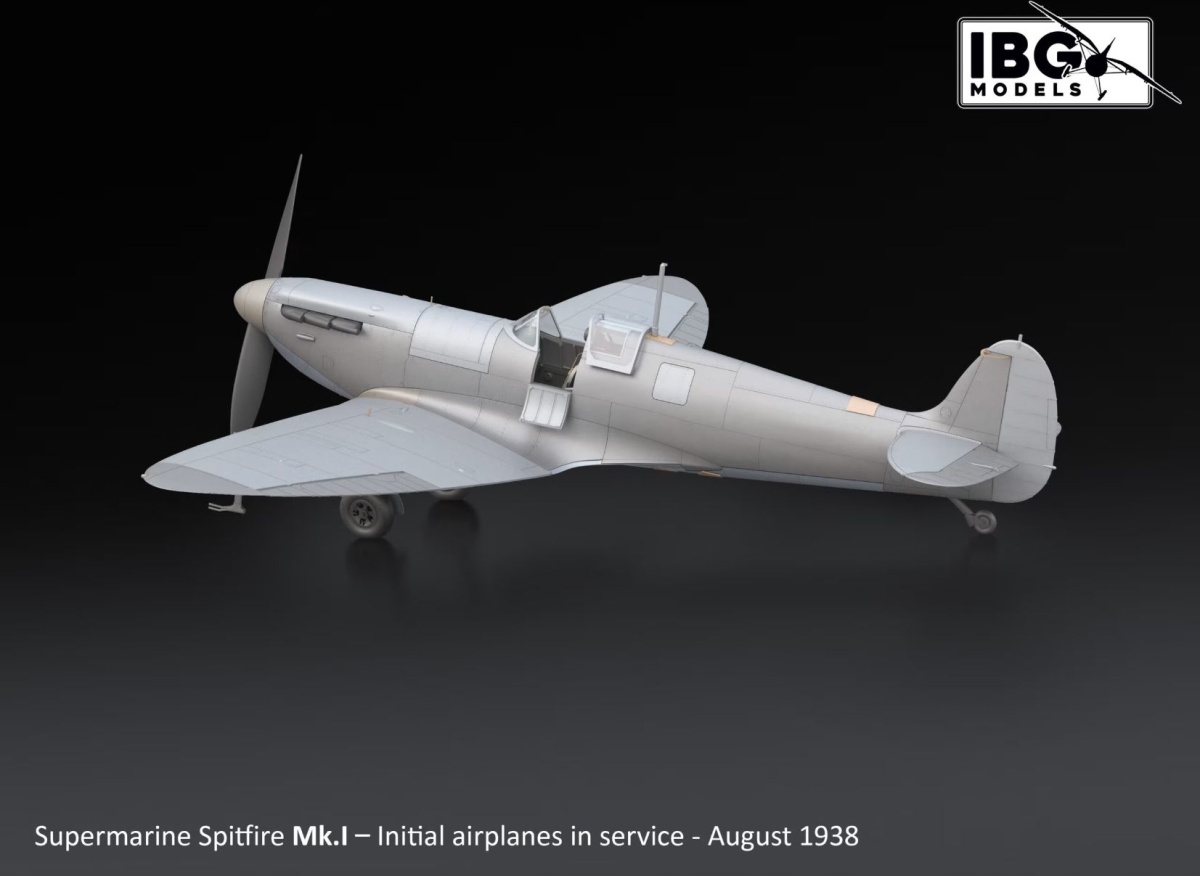 Zdjęcie Supermarine Spitfire Mk.I Early - Beginning of the Saga 1:72 IBG 72580