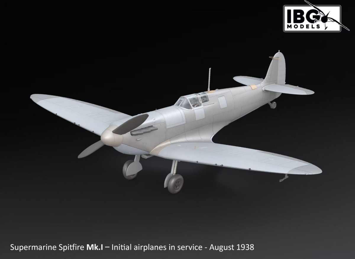 Zdjęcie Supermarine Spitfire Mk.I Early - Beginning of the Saga 1:72 IBG 72580