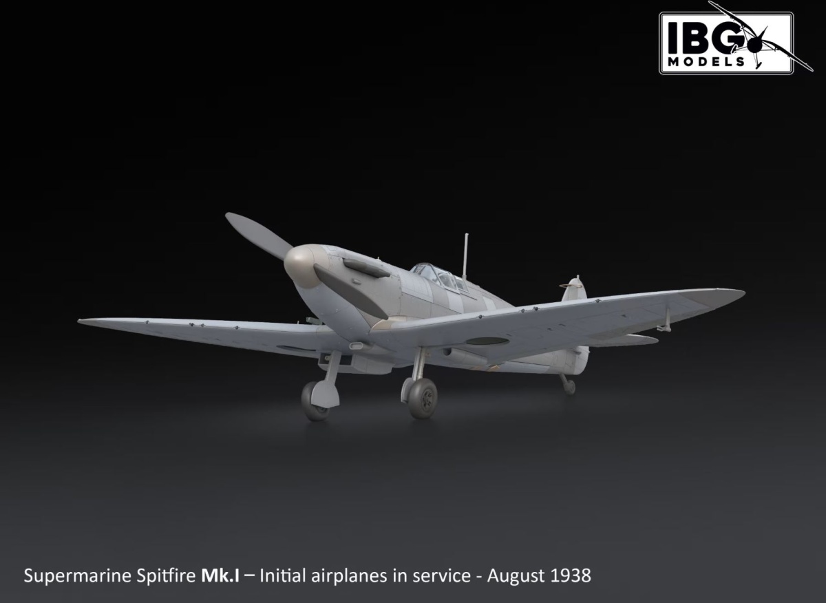 Zdjęcie Supermarine Spitfire Mk.I Early - Beginning of the Saga 1:72 IBG 72580