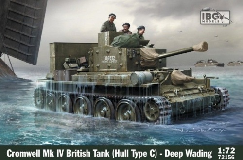 Cromwell Mk IV (C hull) with deep wading equipment 1:72 IBG 72156