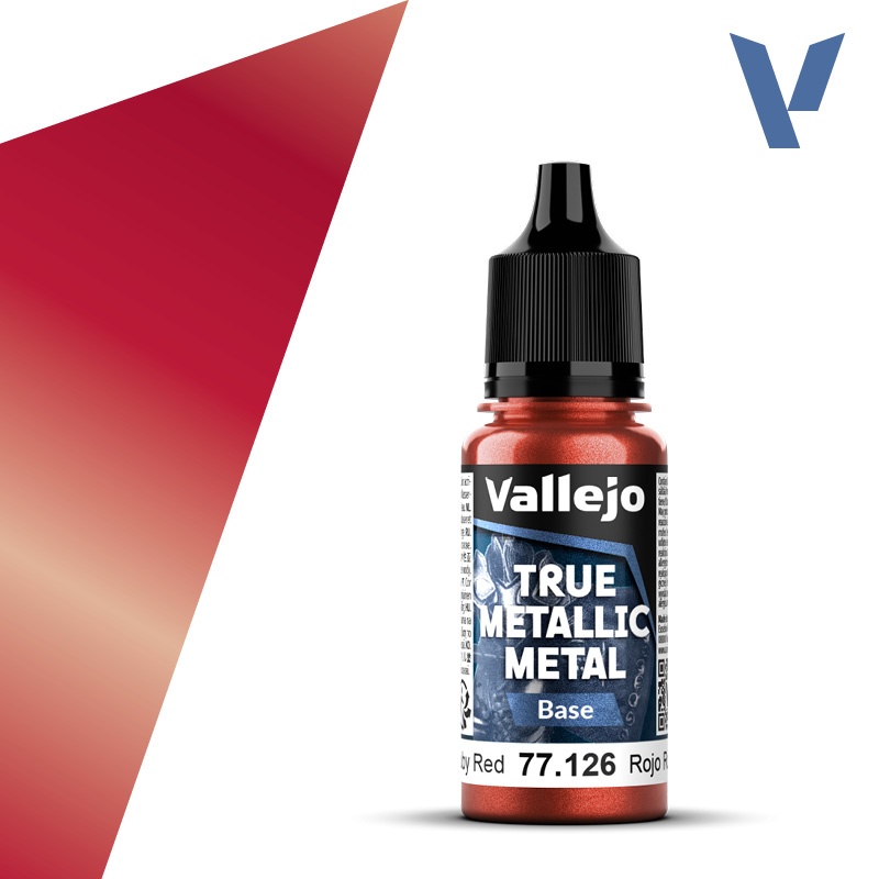 Zdjęcie Vallejo 77126 Ruby Red farba 18ml 77126