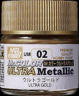 Zdjęcie Mr. Hobby UM02 Ultra Gold farba 10ml UM02