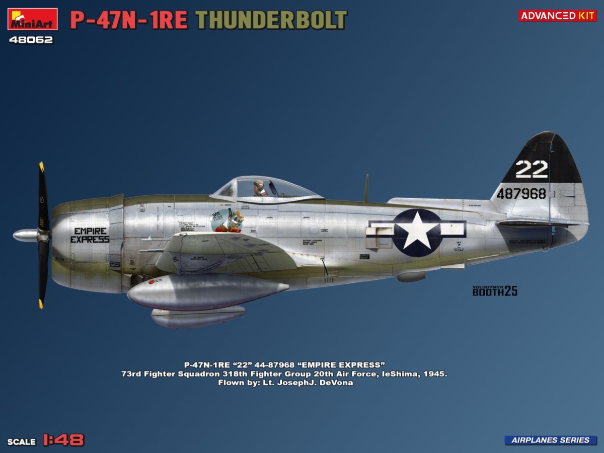 Zdjęcie P-47N-1RE Thunderbolt 1:48 MiniArt 48062