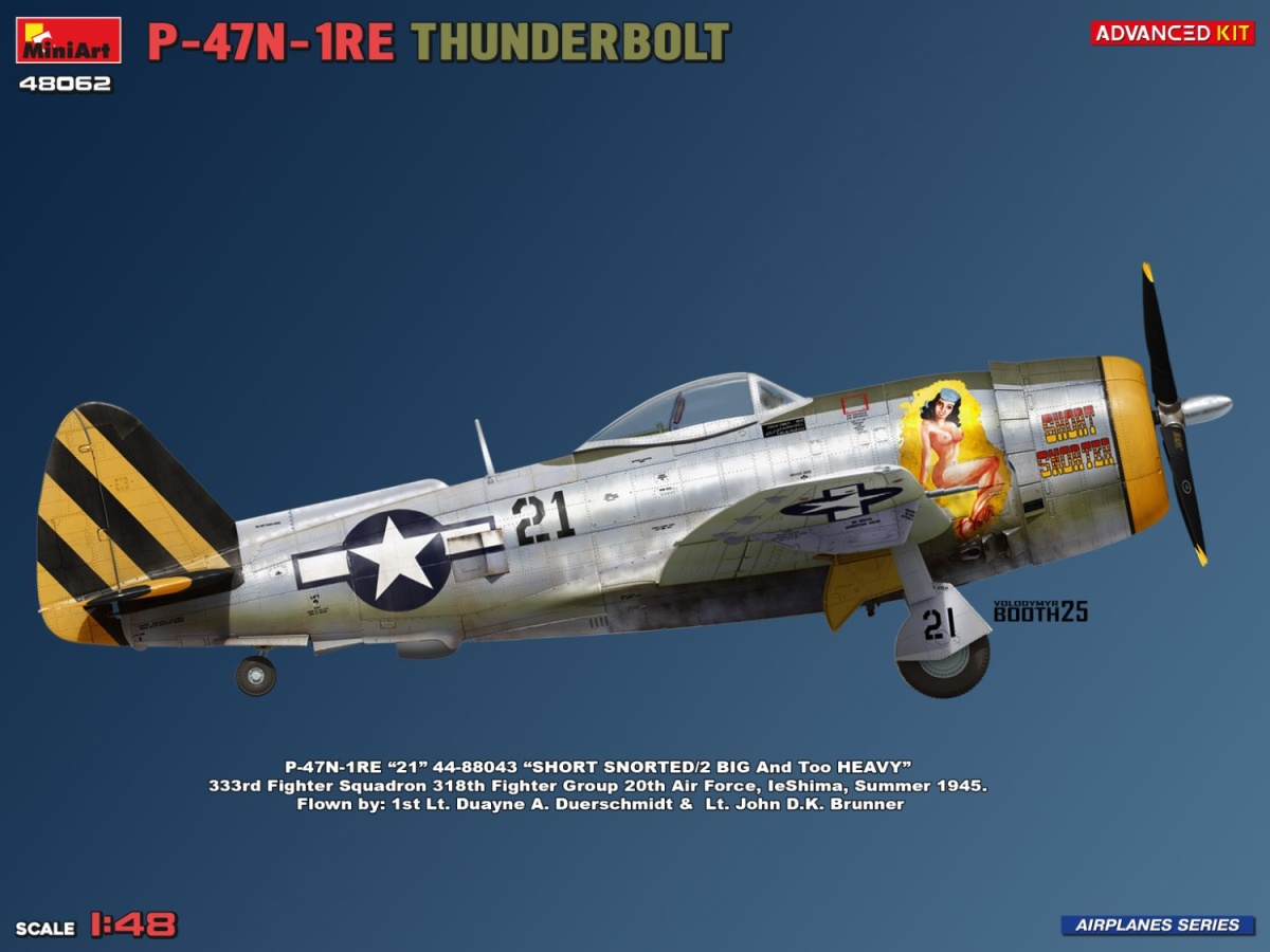 Zdjęcie P-47N-1RE Thunderbolt 1:48 MiniArt 48062