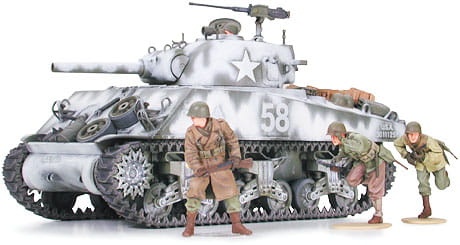 Zdjęcie główne produktu M4A3 Sherman 105mm Howitzer US Medium Tank 1:35 Tamiya 35251