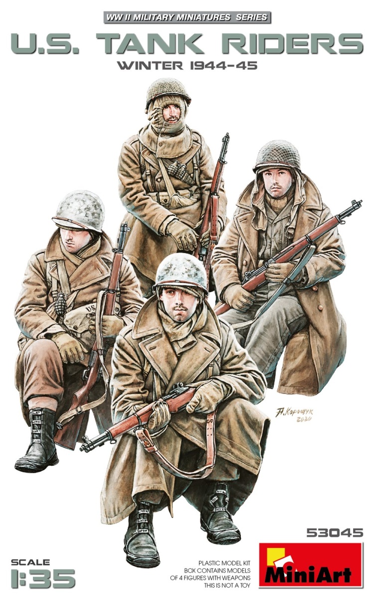 Zdjęcie U.S. Tank Riders Winter 1944-45 1:35 MiniArt 53045