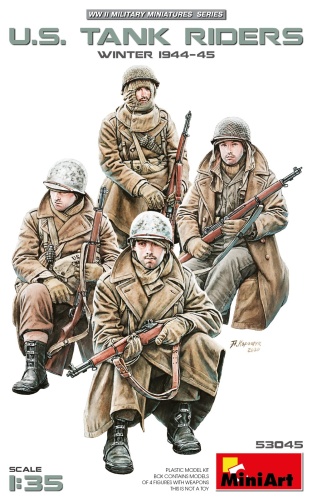 U.S. Tank Riders Winter 1944-45 1:35 MiniArt 53045