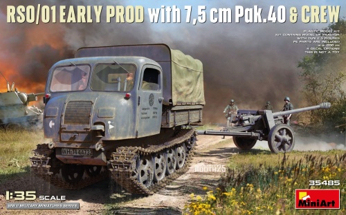RSO/01 Early Prod. with 7.5 cm Pak.40 & crew 1:35 MiniArt 35485