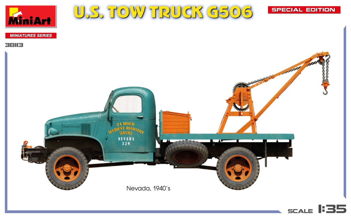 Zdjęcie U.S. Tow Truck G506 1:35 MiniArt 38113
