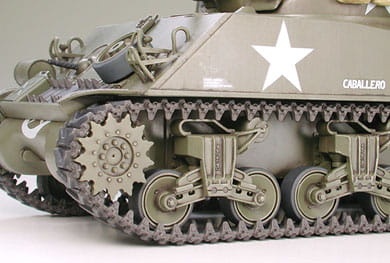 Zdjęcie dodatkowe produktu M4A3 Sherman 75mm Gun (Late Production, US) 1:35 Tamiya 35250