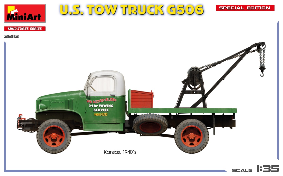 Zdjęcie U.S. Tow Truck G506 1:35 MiniArt 38113