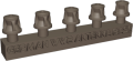 Zdjęcie Zestaw niemieckich podstaw anten #2 (5 szt.) 1:35 Yamamoto Model Parts YMP3513
