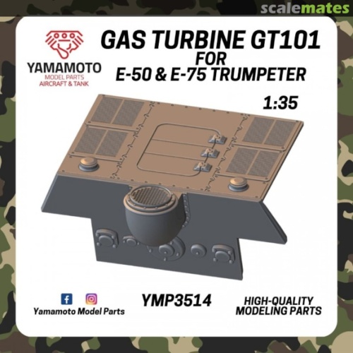 GT101 gas turbine for E-50 & E-75 Trumpeter 1:35 Yamamoto Model Parts YMP3514