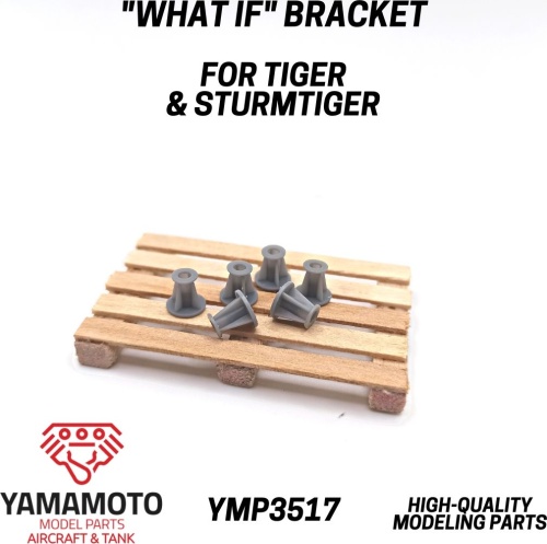 What If bracket for Tiger and Sturmtiger 1:35 Yamamoto Model Parts YMP3517