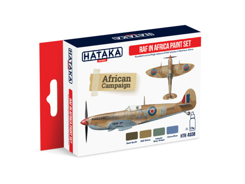 RAF in Africa 4x17ml Paint Set Hataka HTK-AS08