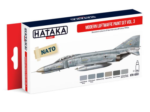 Modern Luftwaffe Paint Set Vol. 3 6x17ml Hataka HTK-AS61