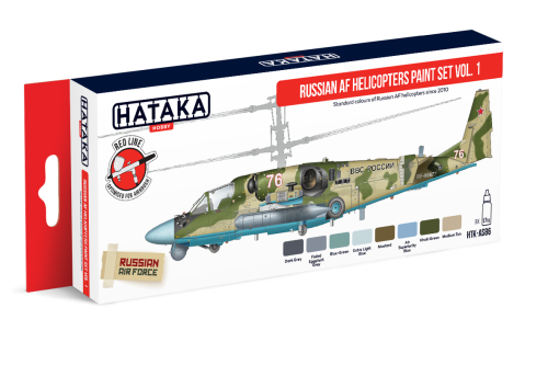 Russian AF Helicopters paint set vol. 1 8x17ml Hataka HTK-AS86