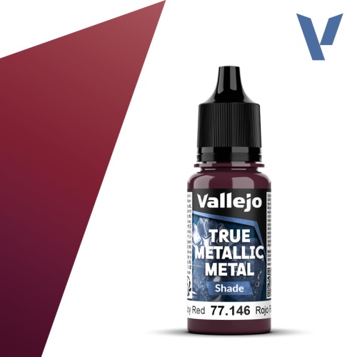 Vallejo 77146 Ruby Red Shade paint 18ml 77146