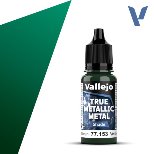 Vallejo 77153 Beetle Green paint 18ml 77153