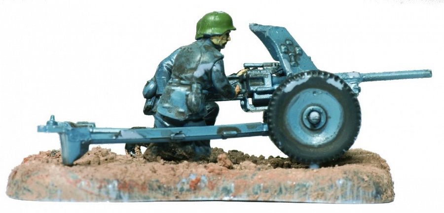 Zdjęcie Niemieckie działo przeciwpancerne Pak-36 z załogą 1:72 Zvezda 6114