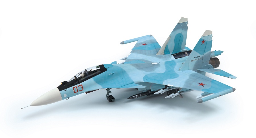 Zdjęcie Su-30SM Flanker H 1:48 Zvezda 4808