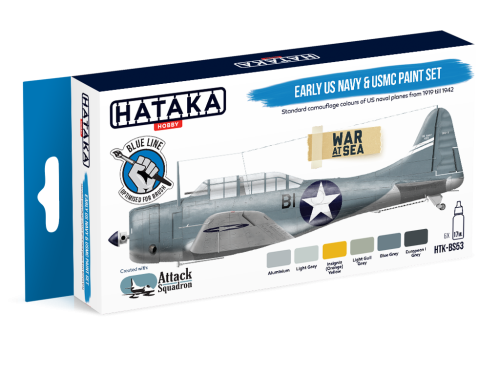 Early US Navy & USMC 6x17ml Hataka HTK-BS53 Paint Set