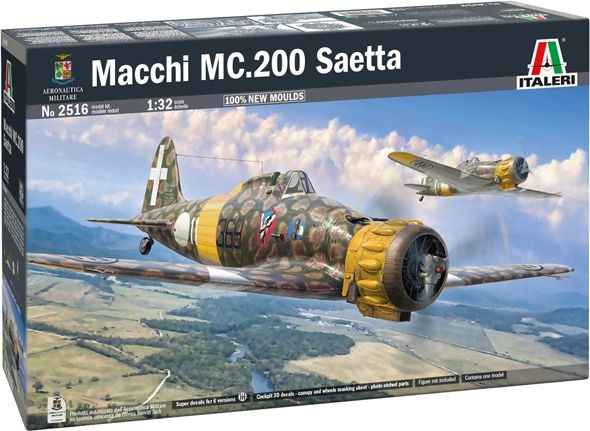 Zdjęcie Macchi MC.200 Saetta 1:32 Italeri 2516