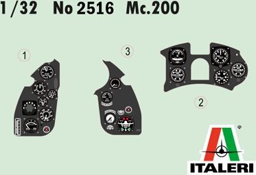 Zdjęcie Macchi MC.200 Saetta 1:32 Italeri 2516