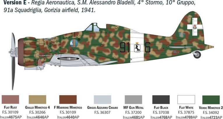 Zdjęcie Macchi MC.200 Saetta 1:32 Italeri 2516